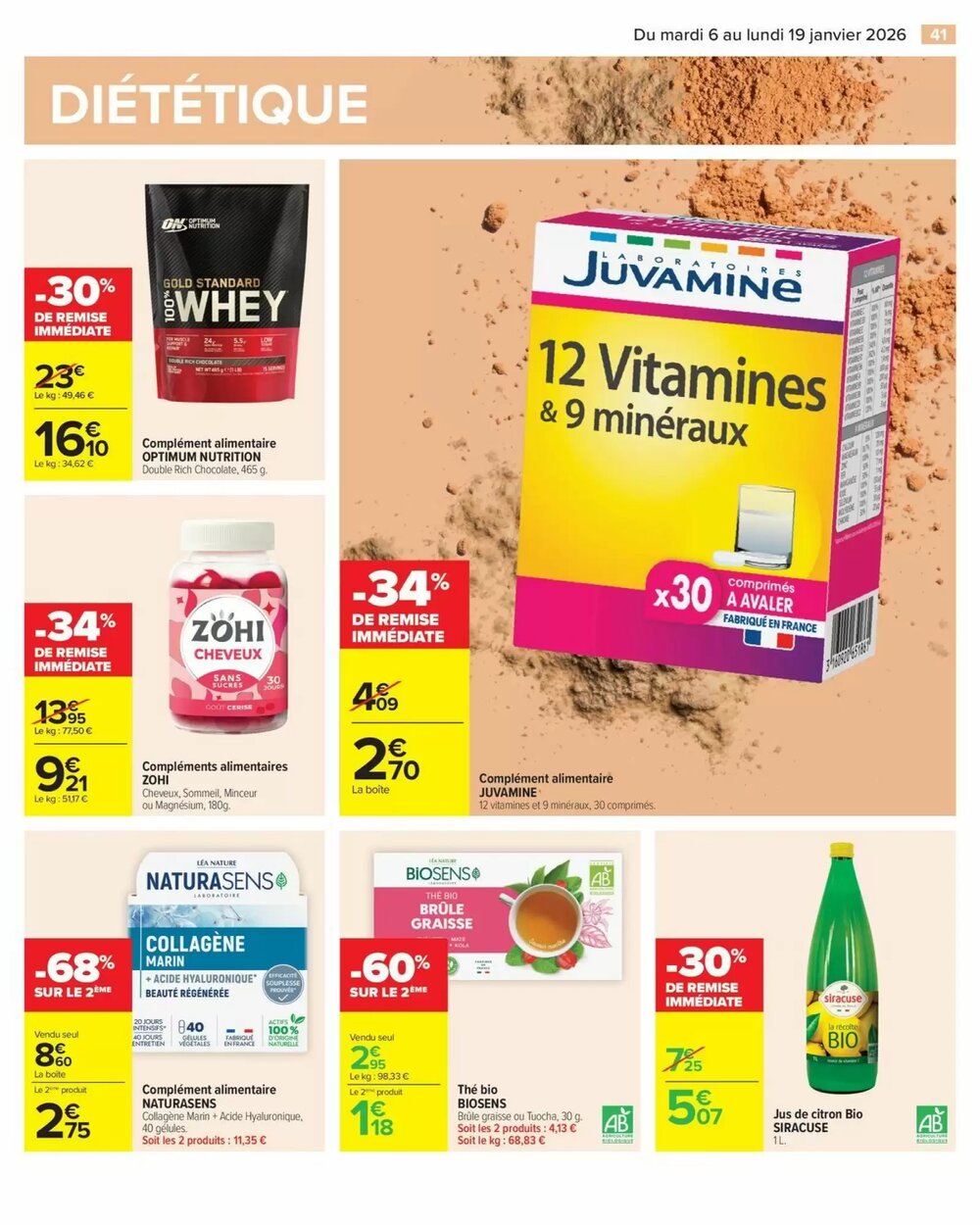 Prospectus promotionnel Carrefour valable à partir du 06/01/2026 - Page 43.