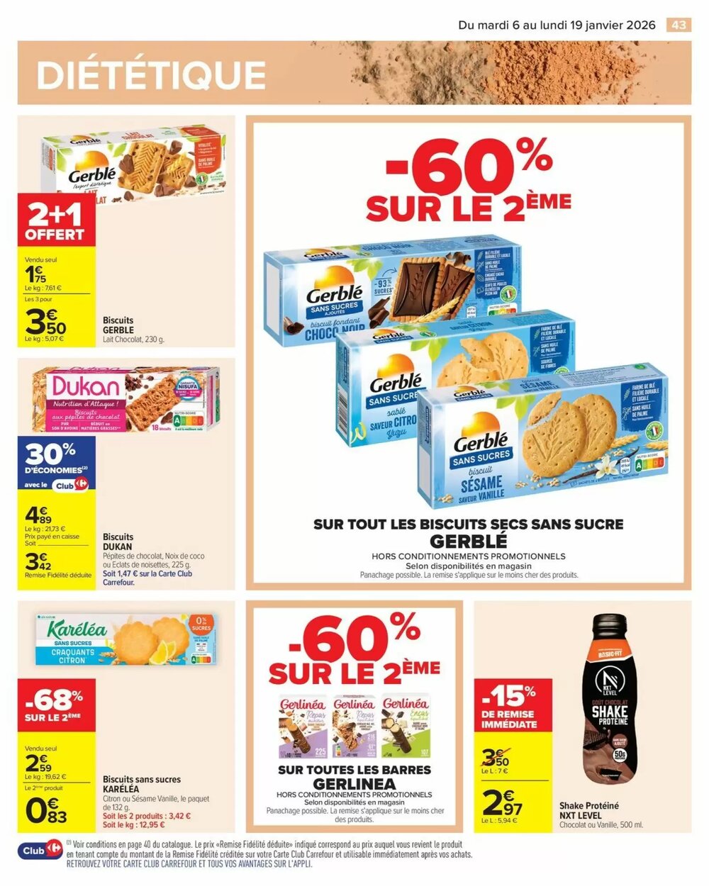 Prospectus promotionnel Carrefour valable à partir du 06/01/2026 - Page 45.