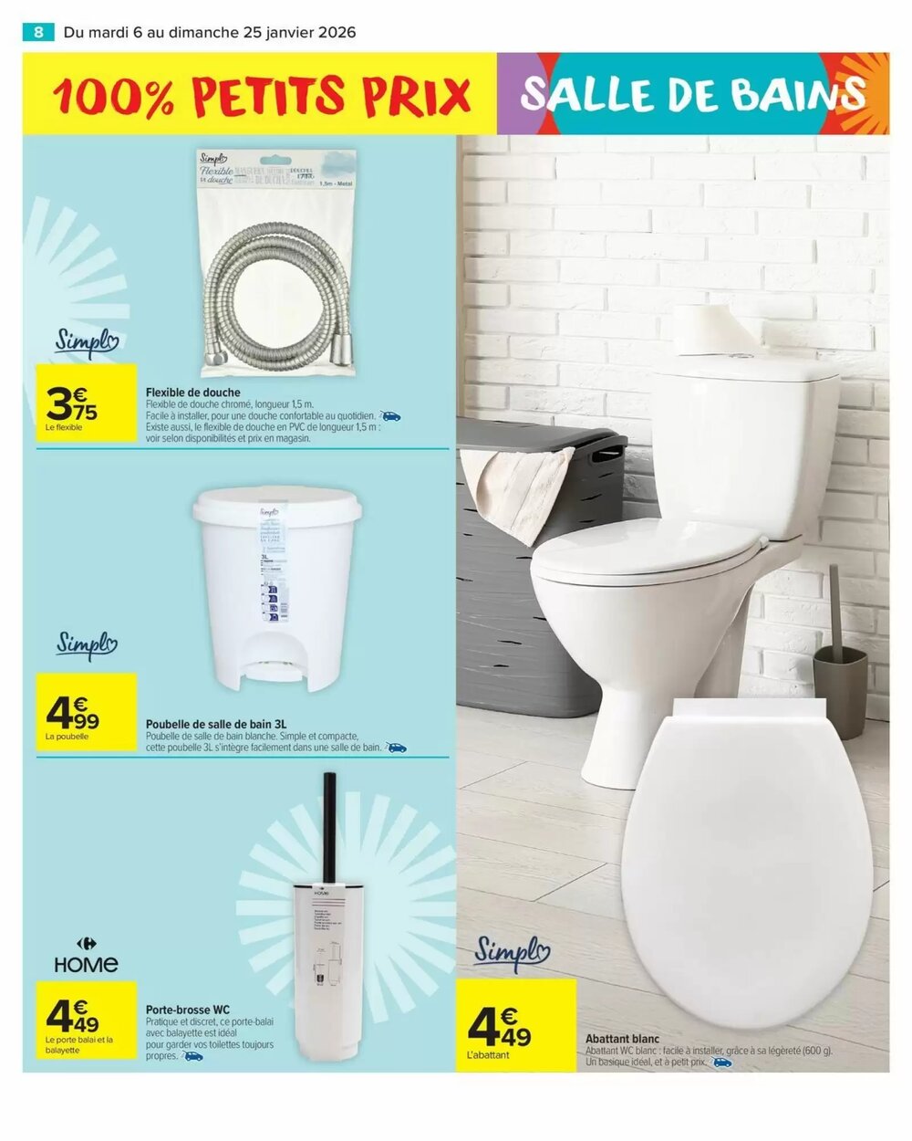 Prospectus promotionnel Carrefour valable à partir du 06/01/2026 - Page 8.