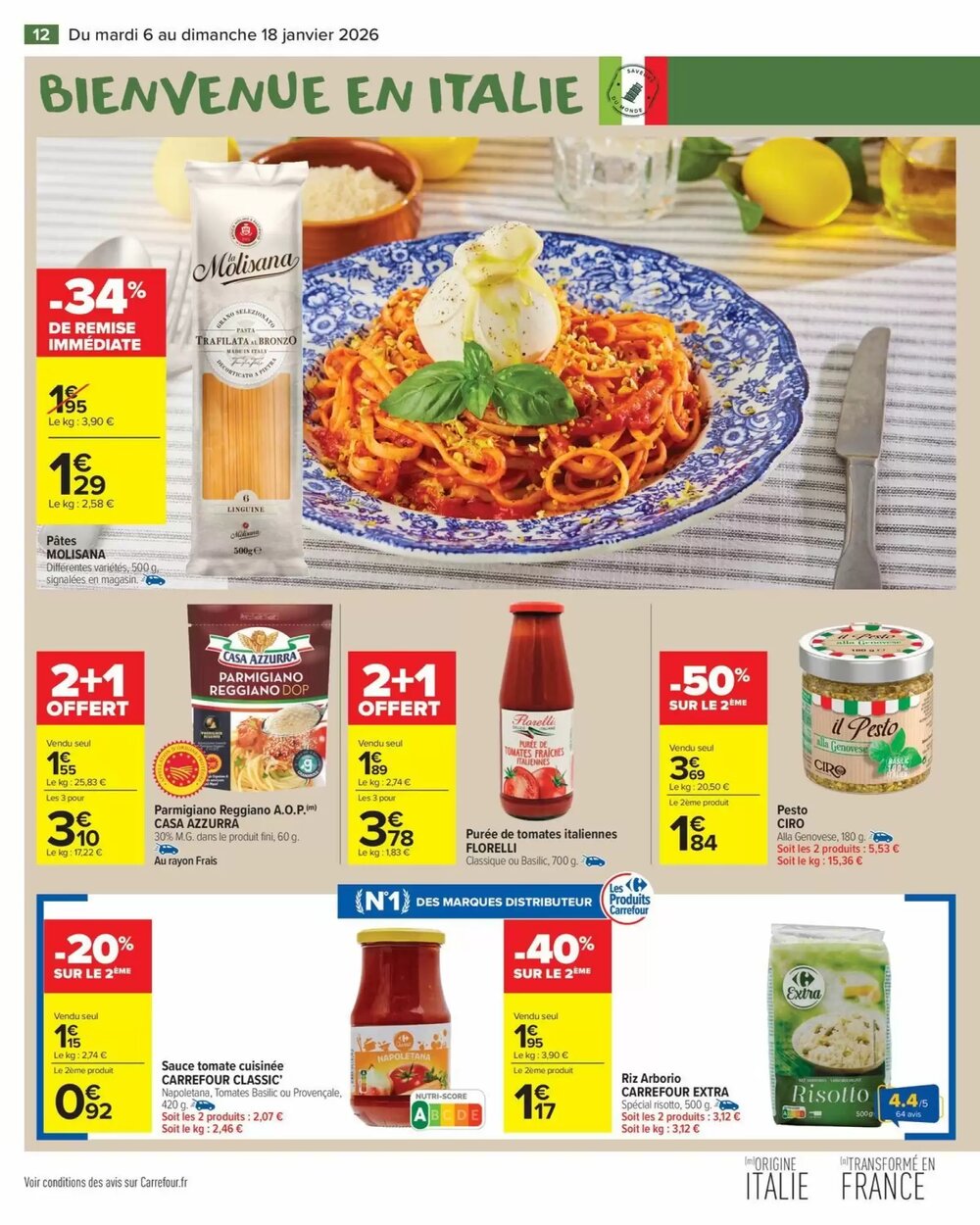 Prospectus promotionnel Carrefour valable à partir du 06/01/2026 - Page 14.