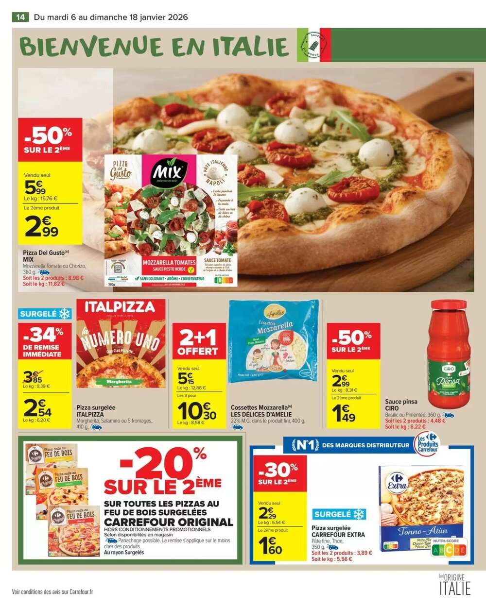 Prospectus promotionnel Carrefour valable à partir du 06/01/2026 - Page 16.