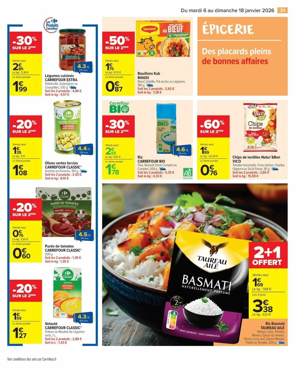Prospectus promotionnel Carrefour valable à partir du 06/01/2026 - Page 33.