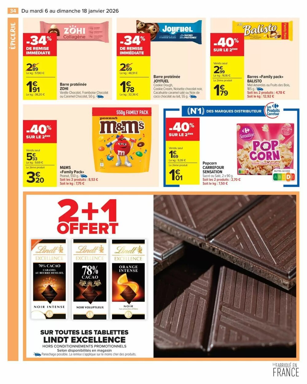 Prospectus promotionnel Carrefour valable à partir du 06/01/2026 - Page 36.