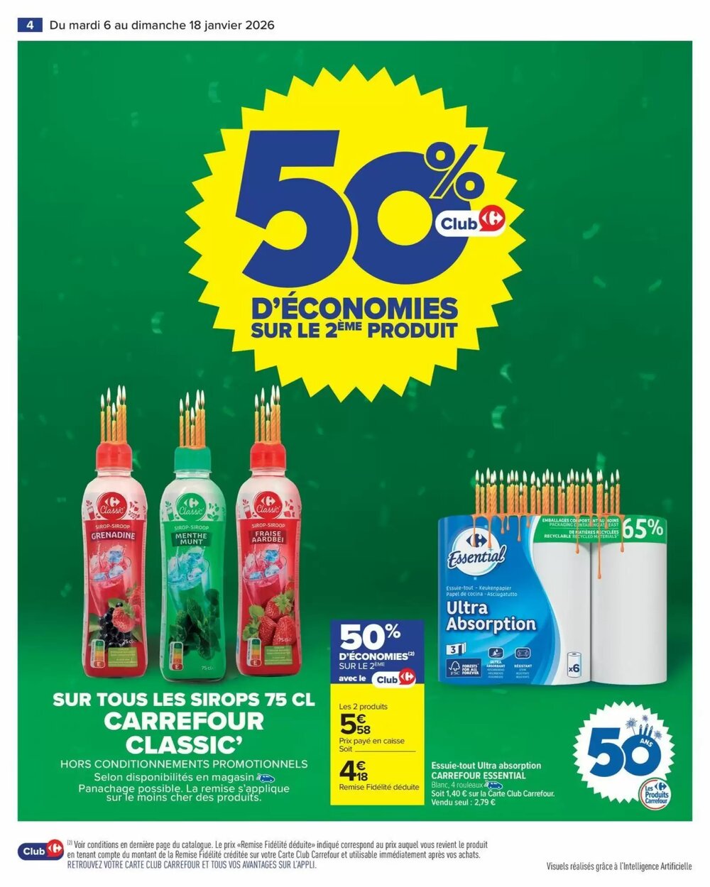 Prospectus promotionnel Carrefour valable à partir du 06/01/2026 - Page 4.