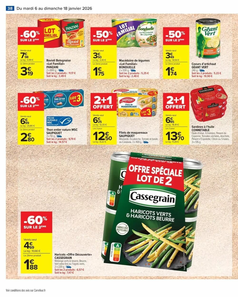 Prospectus promotionnel Carrefour valable à partir du 06/01/2026 - Page 40.