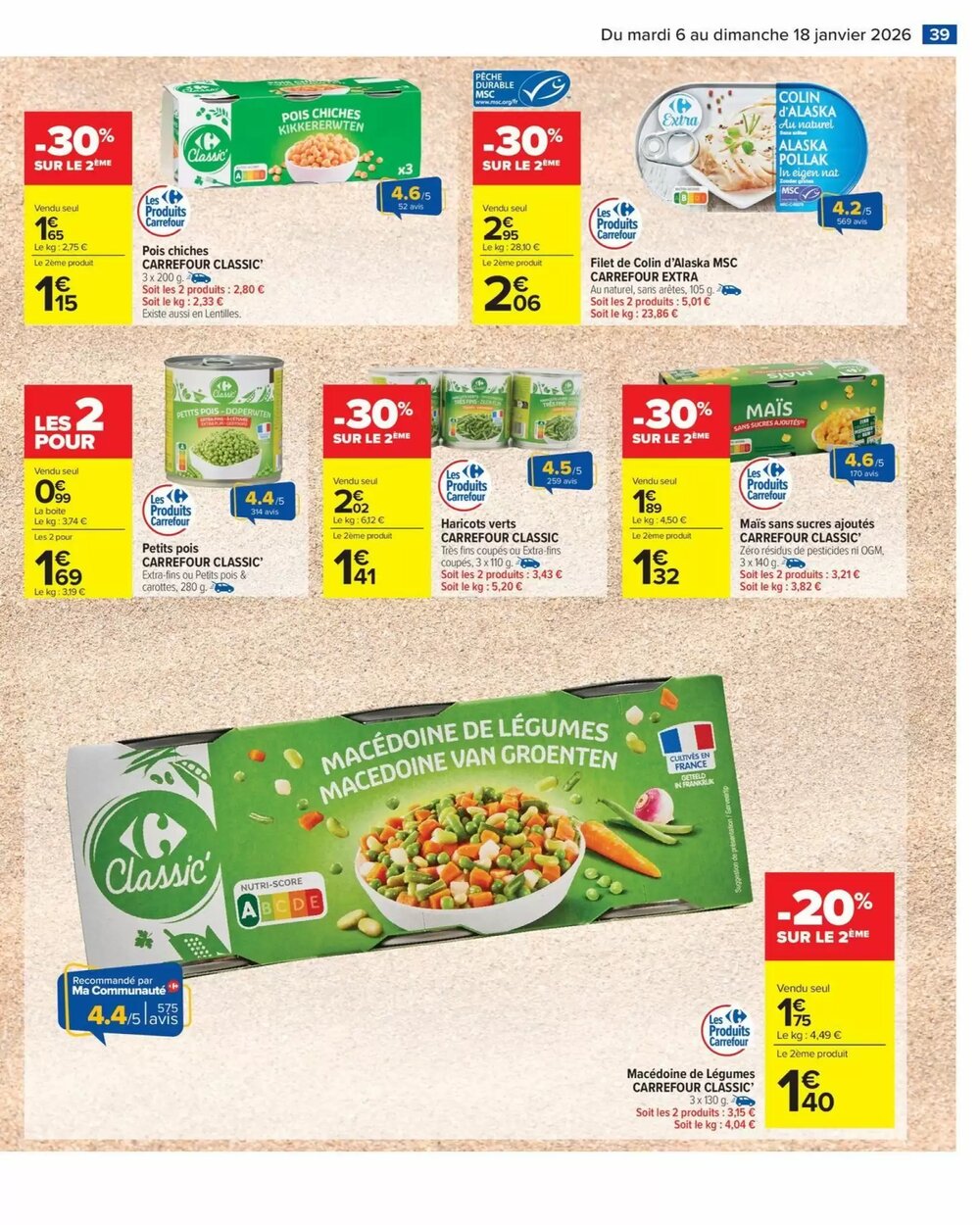 Prospectus promotionnel Carrefour valable à partir du 06/01/2026 - Page 41.