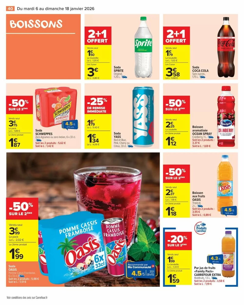 Prospectus promotionnel Carrefour valable à partir du 06/01/2026 - Page 42.