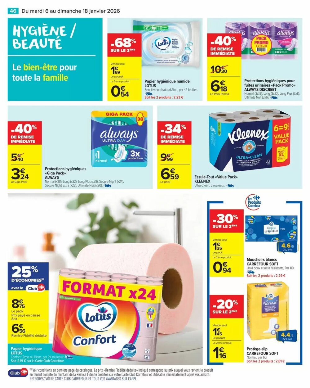 Prospectus promotionnel Carrefour valable à partir du 06/01/2026 - Page 48.