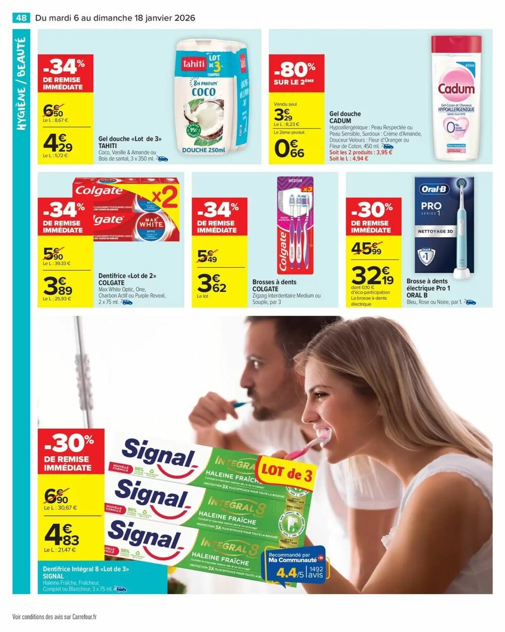 Prospectus promotionnel Carrefour valable à partir du 06/01/2026 - Page 50.