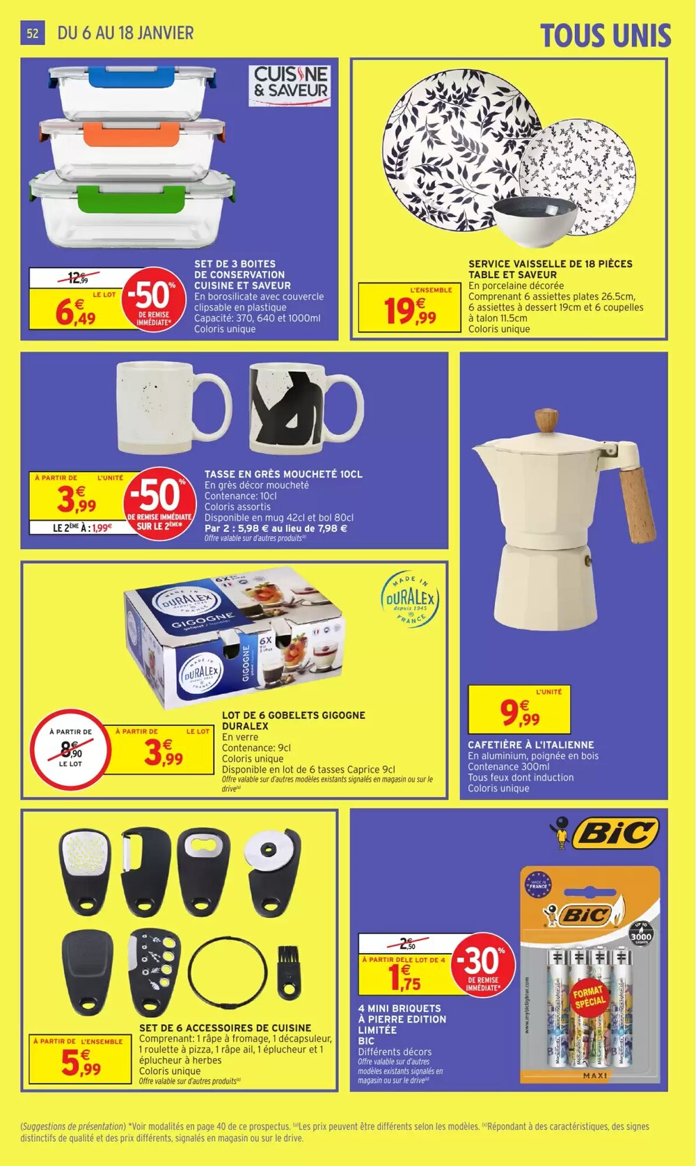 Prospectus promotionnel Intermarché Hyper valable à partir du 06/01/2026 - Page 39.