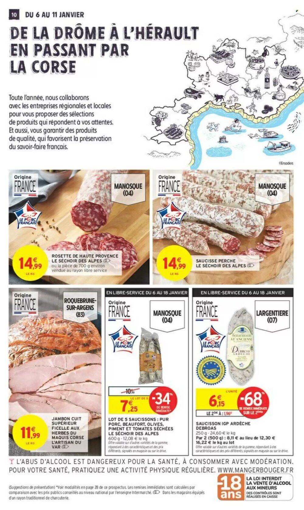 Prospectus promotionnel Intermarché valable à partir du 06/01/2026 - Page 10.