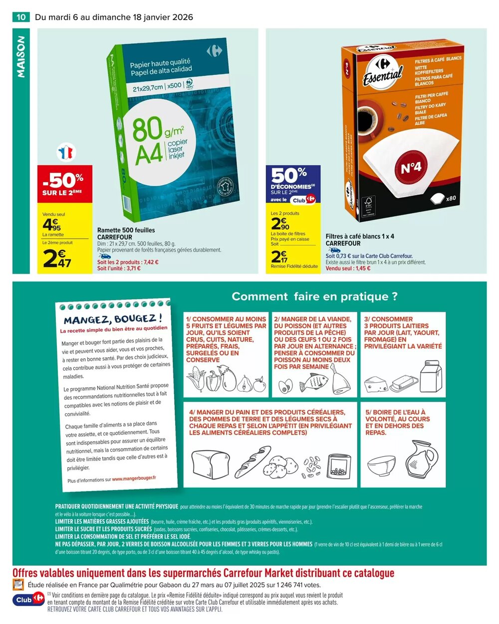 Prospectus promotionnel Carrefour Market valable à partir du 06/01/2026 - Page 12.