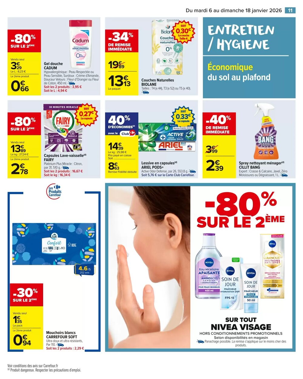 Prospectus promotionnel Carrefour Market valable à partir du 06/01/2026 - Page 13.