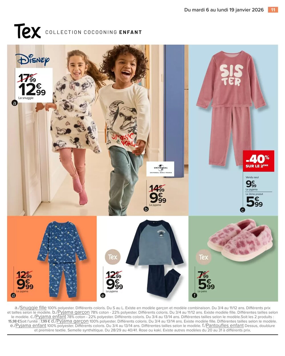 Prospectus promotionnel Carrefour valable à partir du 06/01/2026 - Page 11.