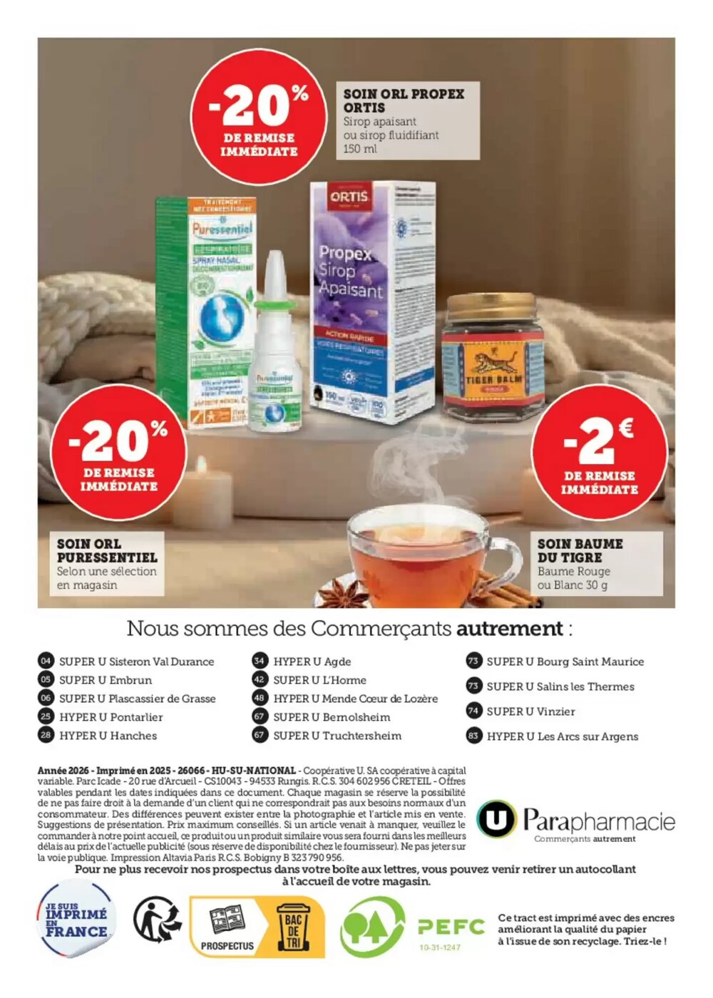 Prospectus promotionnel Super U valable à partir du 06/01/2026 - Page 6.