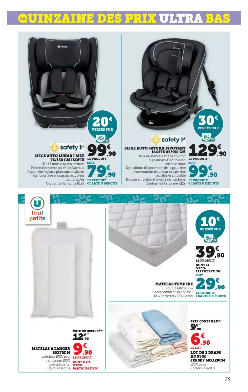 Prospectus promotionnel Super U valable à partir du 06/01/2026 - Page 13.