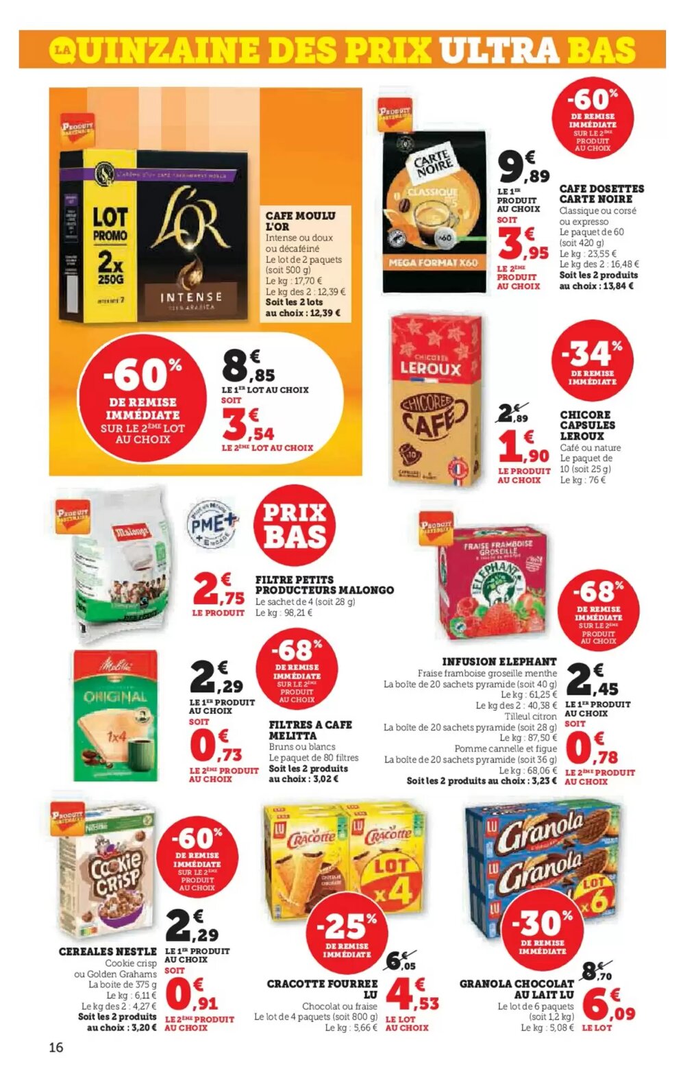 Prospectus promotionnel Super U valable à partir du 06/01/2026 - Page 16.