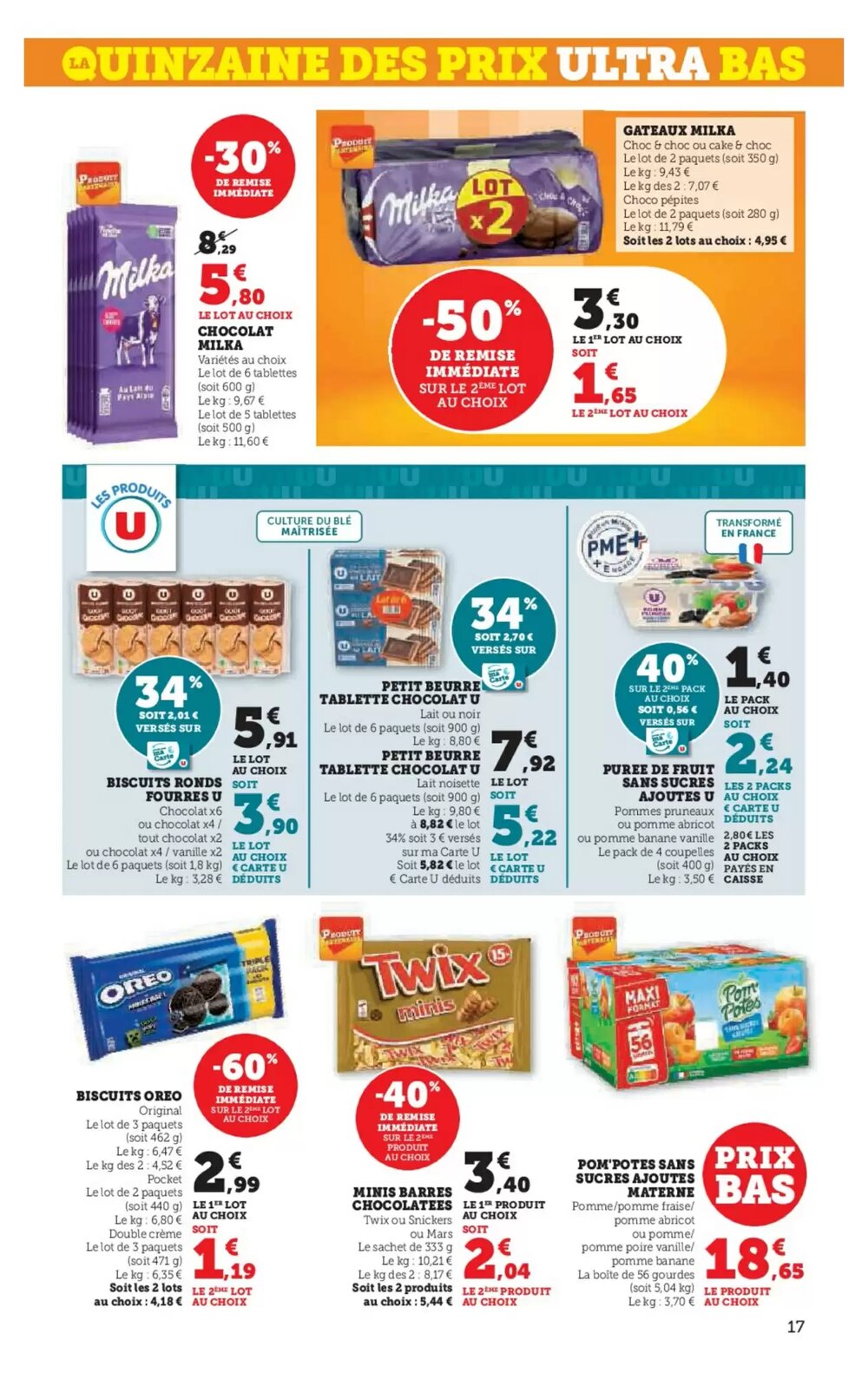 Prospectus promotionnel Super U valable à partir du 06/01/2026 - Page 17.