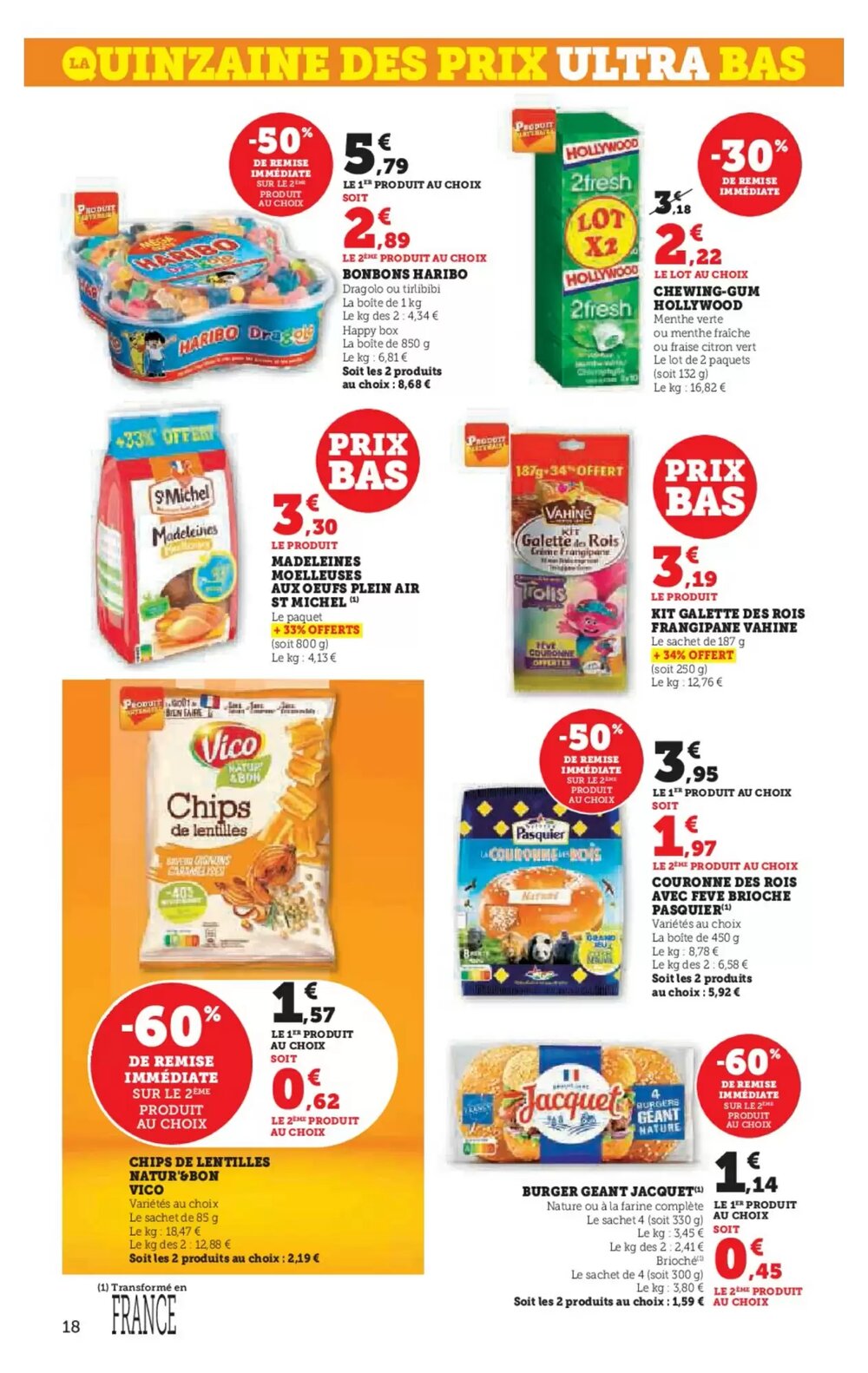 Prospectus promotionnel Super U valable à partir du 06/01/2026 - Page 18.