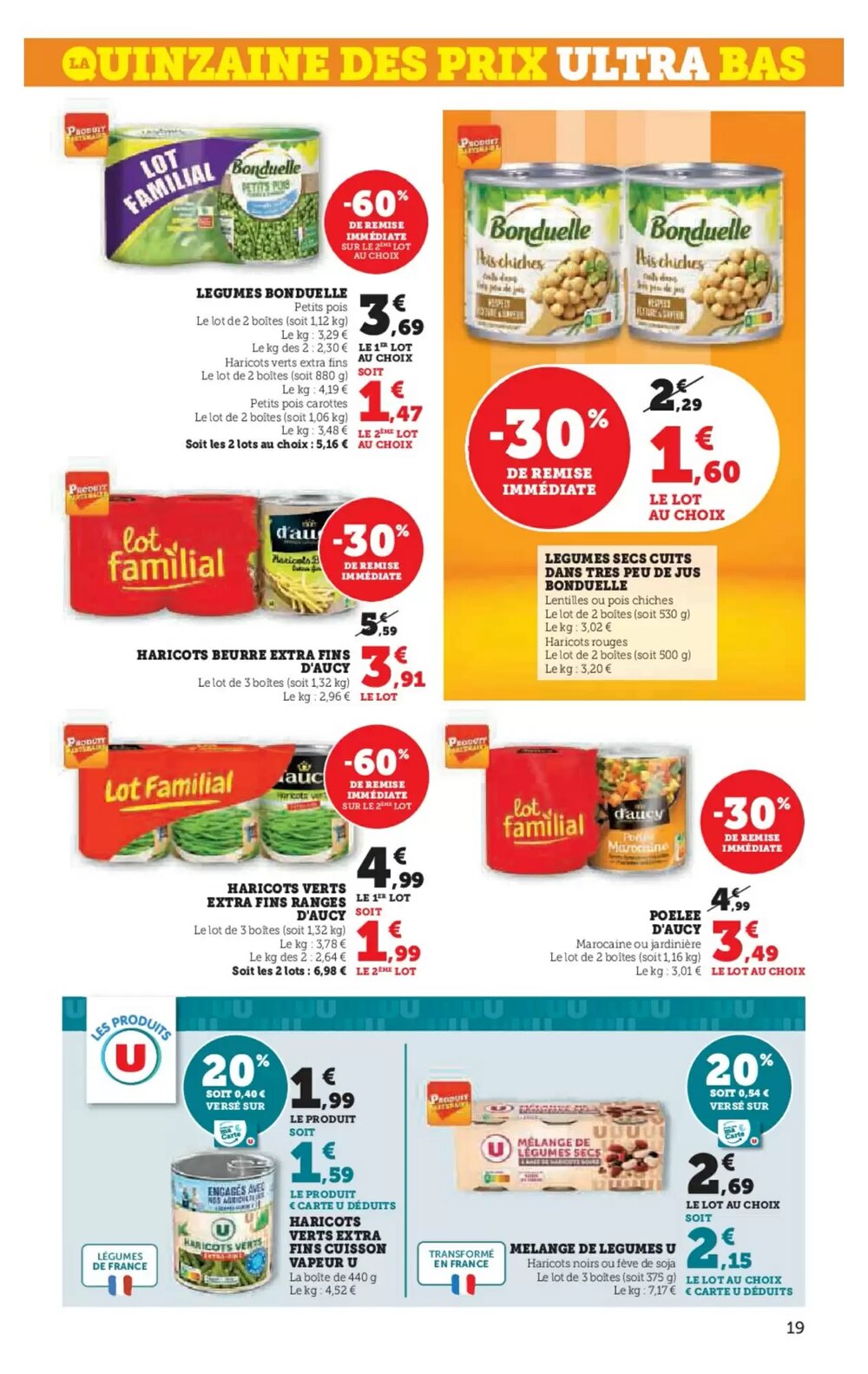 Prospectus promotionnel Super U valable à partir du 06/01/2026 - Page 19.