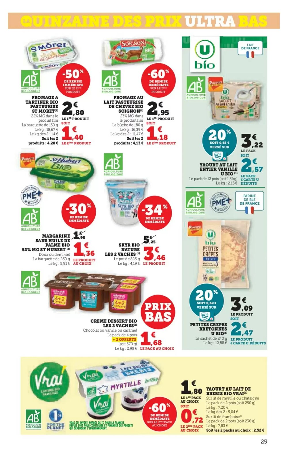 Prospectus promotionnel Super U valable à partir du 06/01/2026 - Page 25.