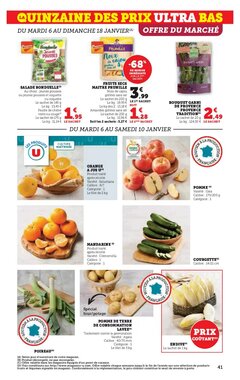 Prospectus promotionnel Super U valable à partir du 06/01/2026 - Page 41.