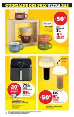 Prospectus promotionnel Super U valable à partir du 06/01/2026 - Page 42.