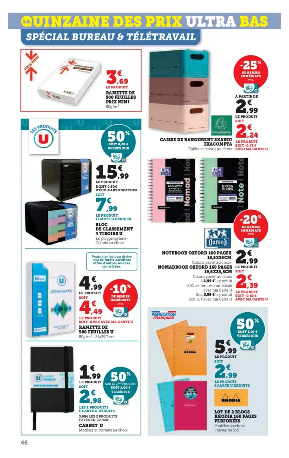 Prospectus promotionnel Super U valable à partir du 06/01/2026 - Page 46.