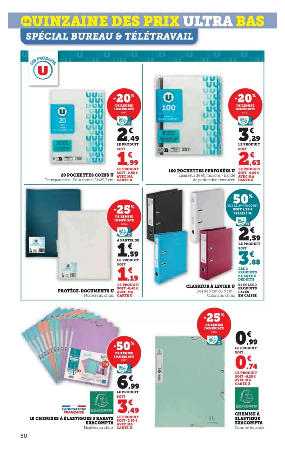 Prospectus promotionnel Super U valable à partir du 06/01/2026 - Page 50.