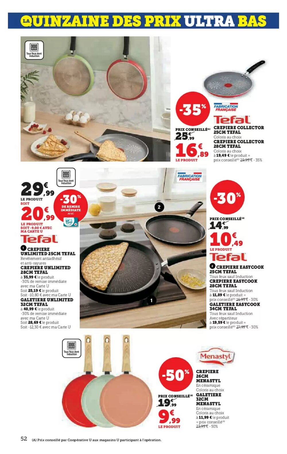 Prospectus promotionnel Super U valable à partir du 06/01/2026 - Page 52.