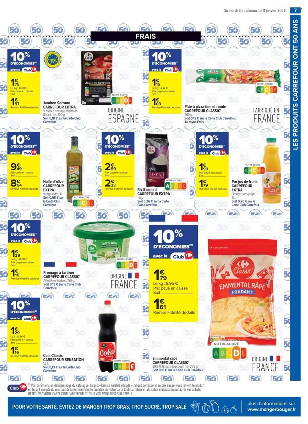 Prospectus promotionnel Carrefour valable à partir du 06/01/2026 - Page 7.