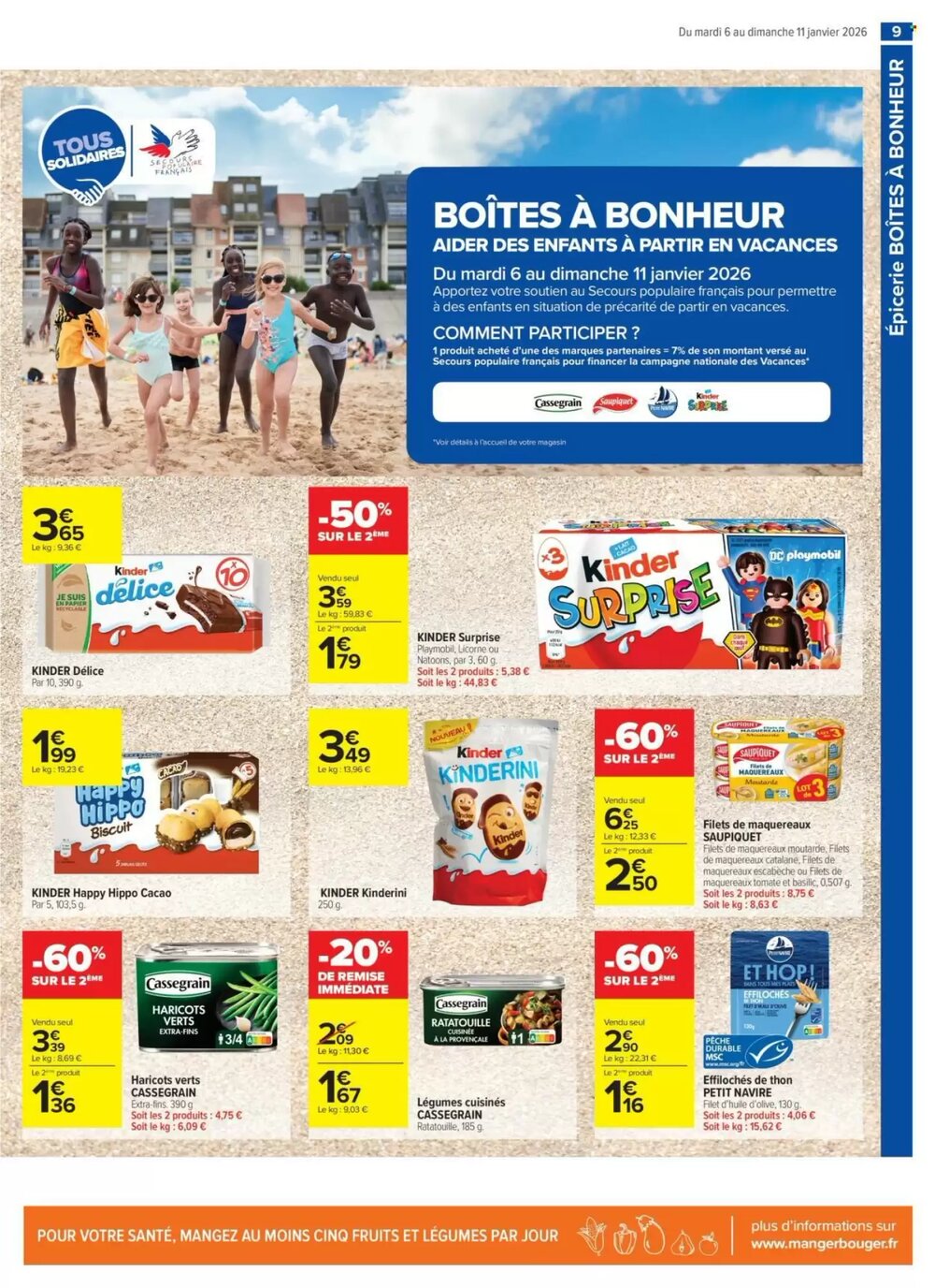 Prospectus promotionnel Carrefour valable à partir du 06/01/2026 - Page 9.