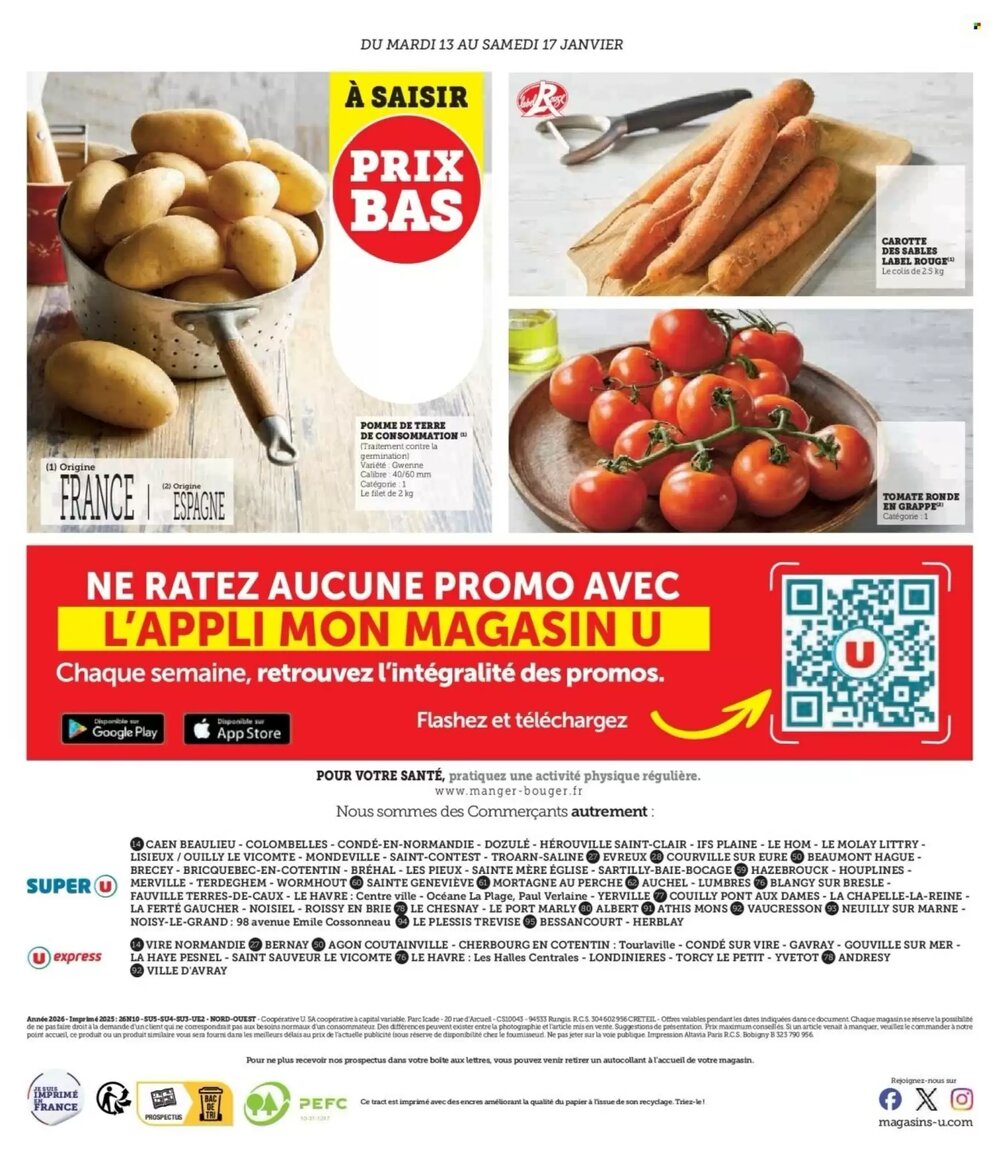 Prospectus promotionnel Super U valable à partir du 06/01/2026 - Page 4.