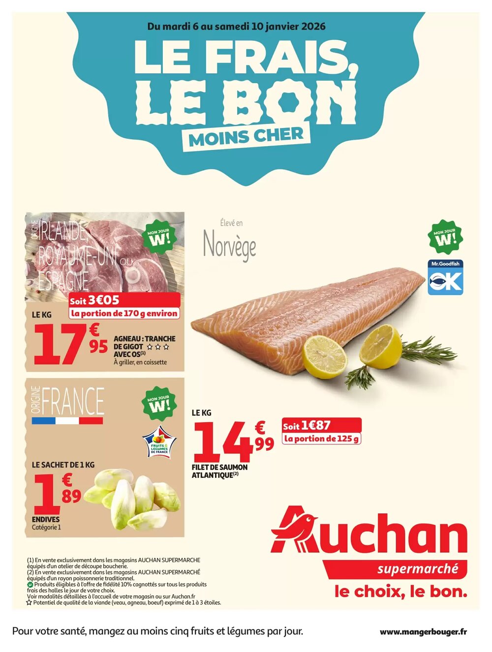 Prospectus promotionnel Auchan valable à partir du 06/01/2026 - Page 1.