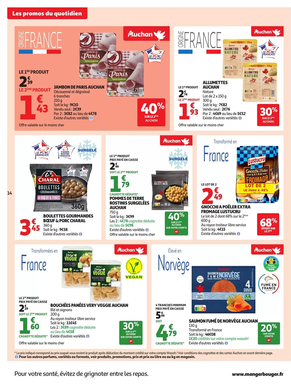 Prospectus promotionnel Auchan valable à partir du 06/01/2026 - Page 14.