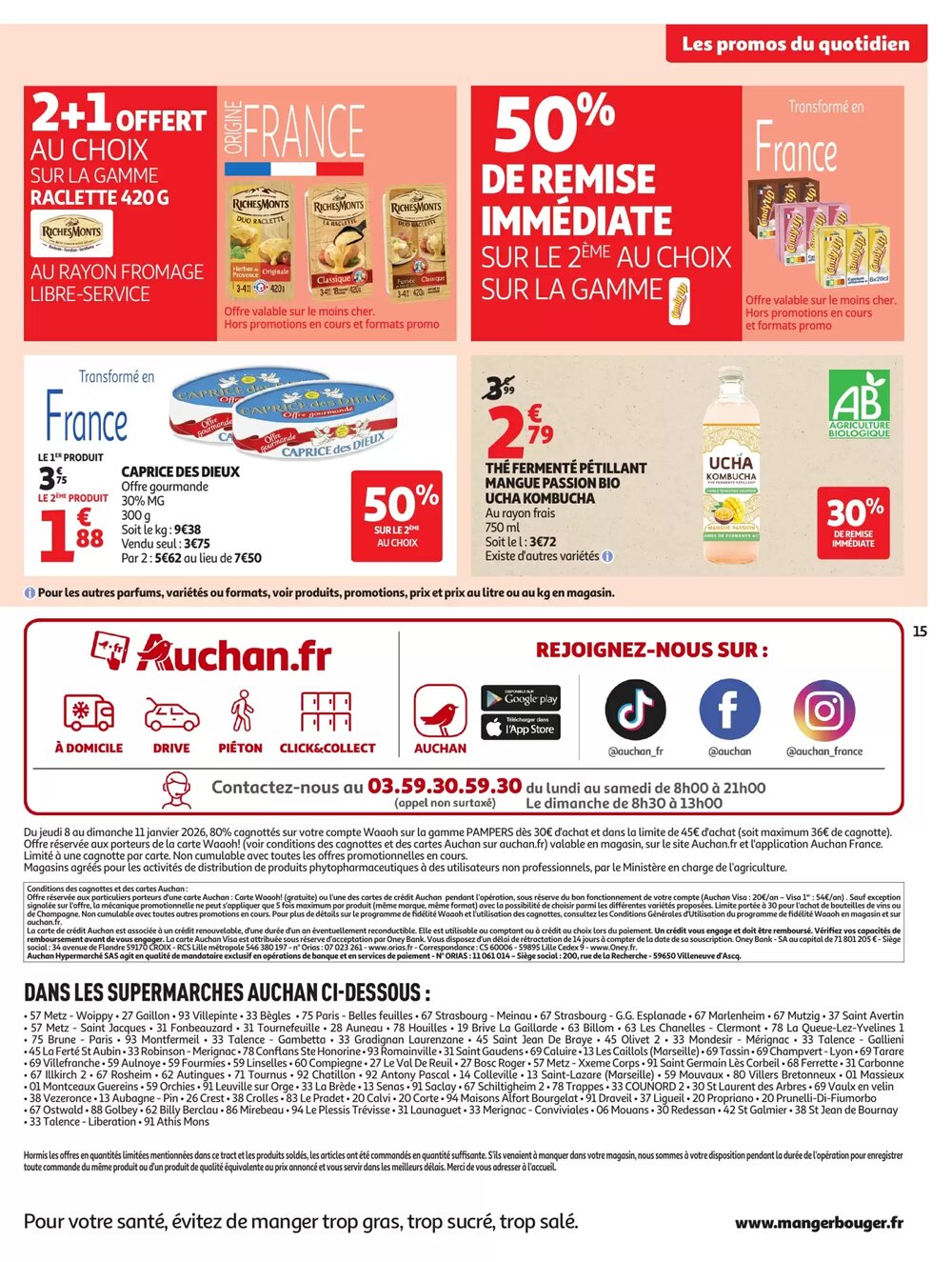 Prospectus promotionnel Auchan valable à partir du 06/01/2026 - Page 15.