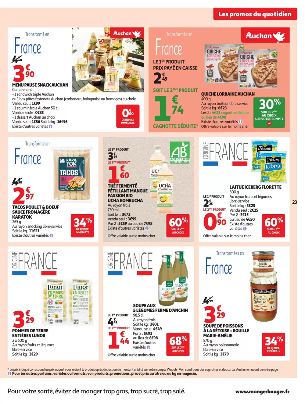 Prospectus promotionnel Auchan valable à partir du 06/01/2026 - Page 23.