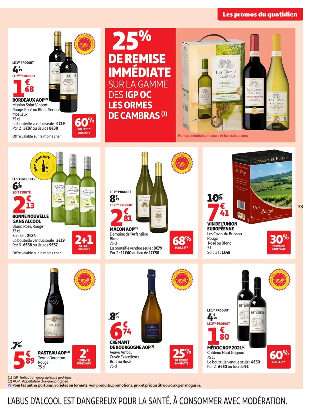 Prospectus promotionnel Auchan valable à partir du 06/01/2026 - Page 33.