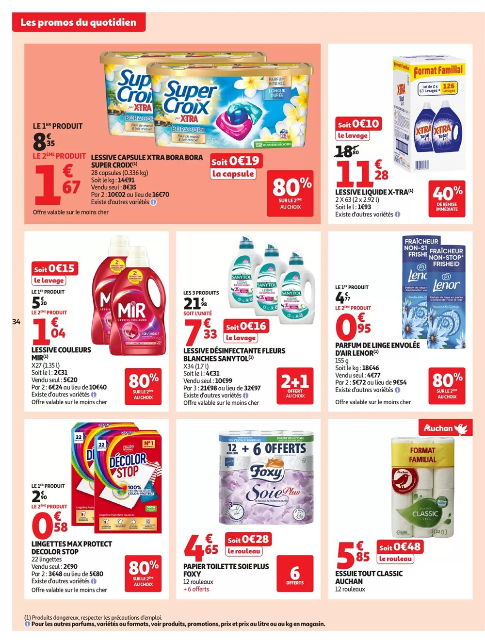 Prospectus promotionnel Auchan valable à partir du 06/01/2026 - Page 34.