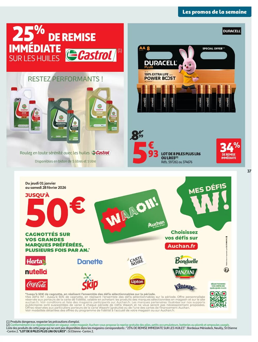 Prospectus promotionnel Auchan valable à partir du 06/01/2026 - Page 37.