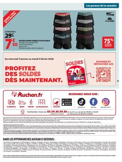 Prospectus promotionnel Auchan valable à partir du 06/01/2026 - Page 39.