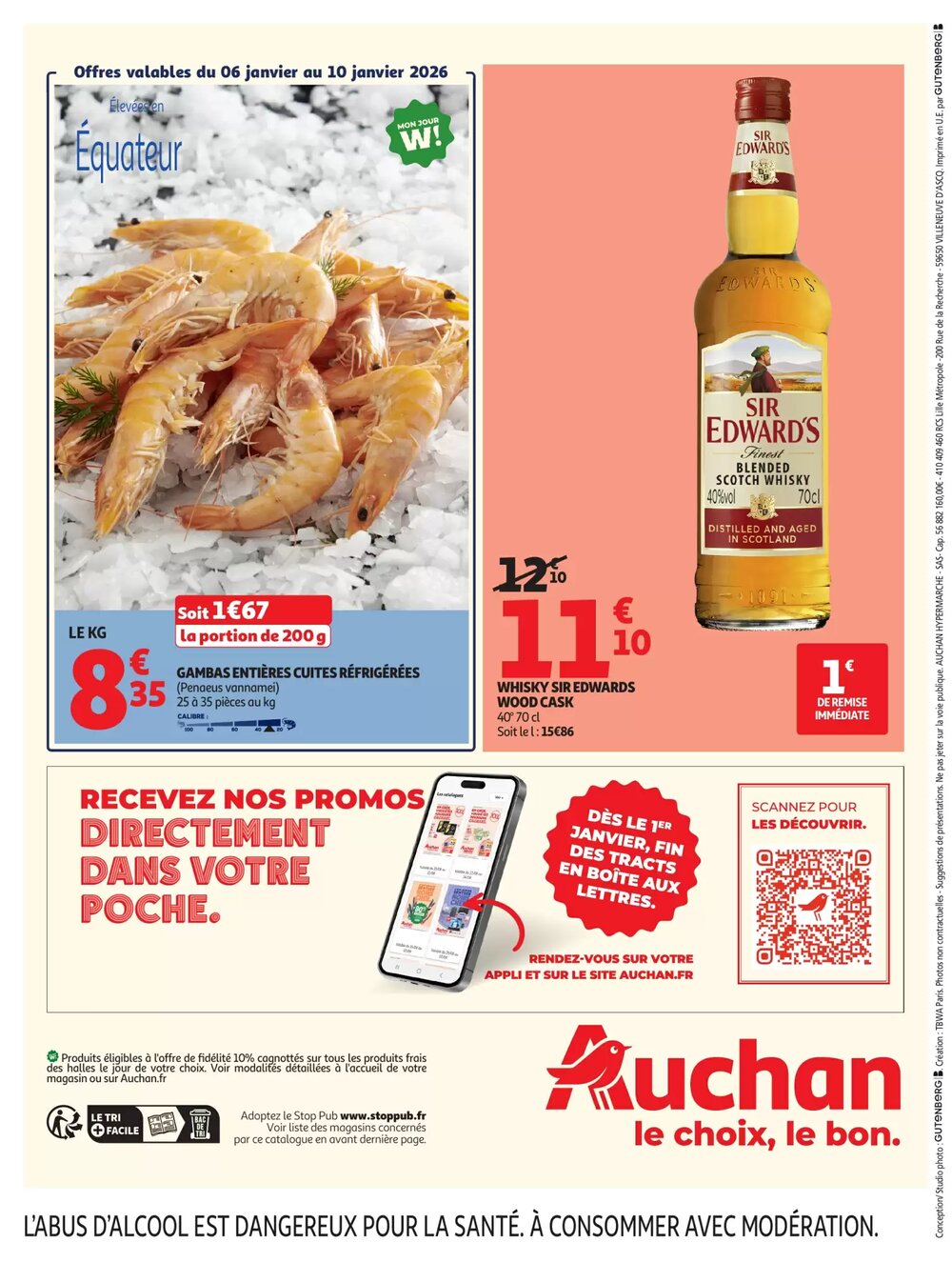 Prospectus promotionnel Auchan valable à partir du 06/01/2026 - Page 40.