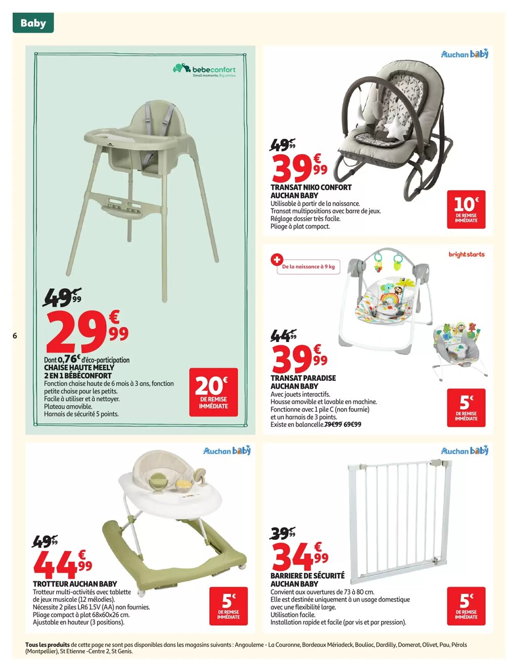 Prospectus promotionnel Auchan valable à partir du 06/01/2026 - Page 6.