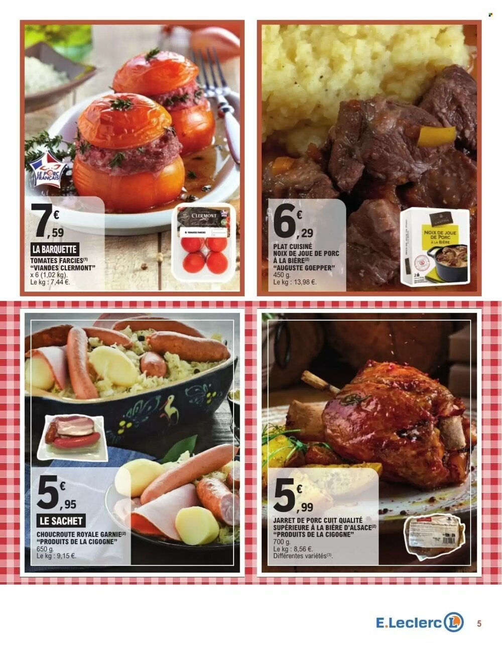 Prospectus promotionnel E.Leclerc valable à partir du 06/01/2026 - Page 5.