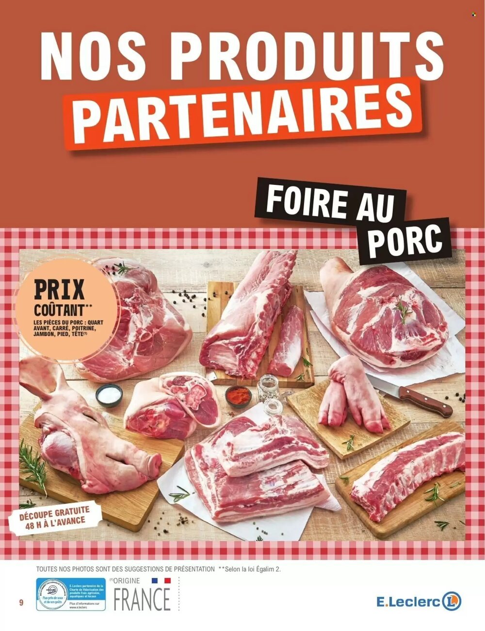 Prospectus promotionnel E.Leclerc valable à partir du 06/01/2026 - Page 9.