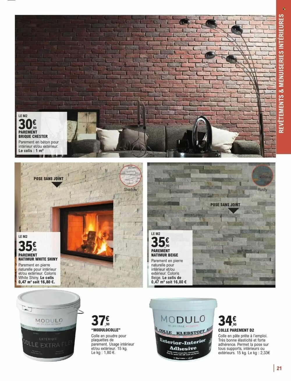 Prospectus promotionnel E.Leclerc Brico valable à partir du 06/01/2026 - Page 21.