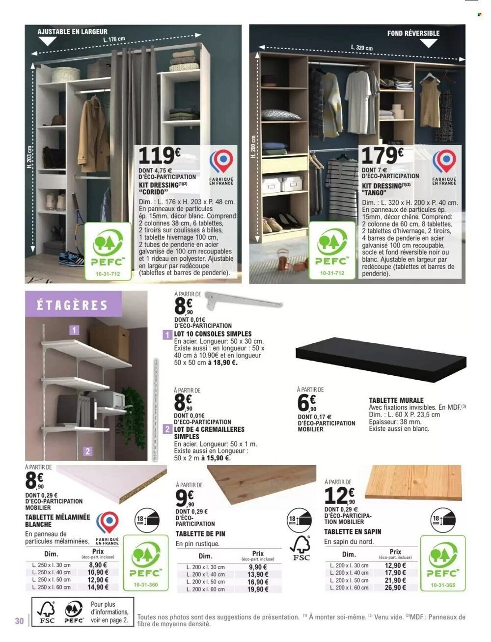 Prospectus promotionnel E.Leclerc Brico valable à partir du 06/01/2026 - Page 30.