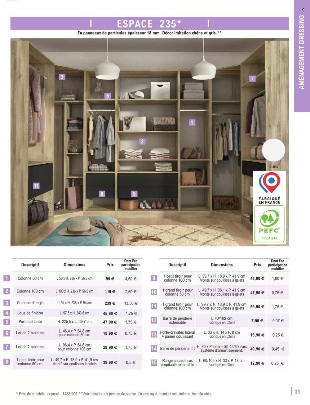 Prospectus promotionnel E.Leclerc Brico valable à partir du 06/01/2026 - Page 31.