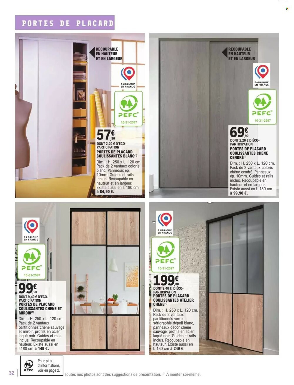 Prospectus promotionnel E.Leclerc Brico valable à partir du 06/01/2026 - Page 32.