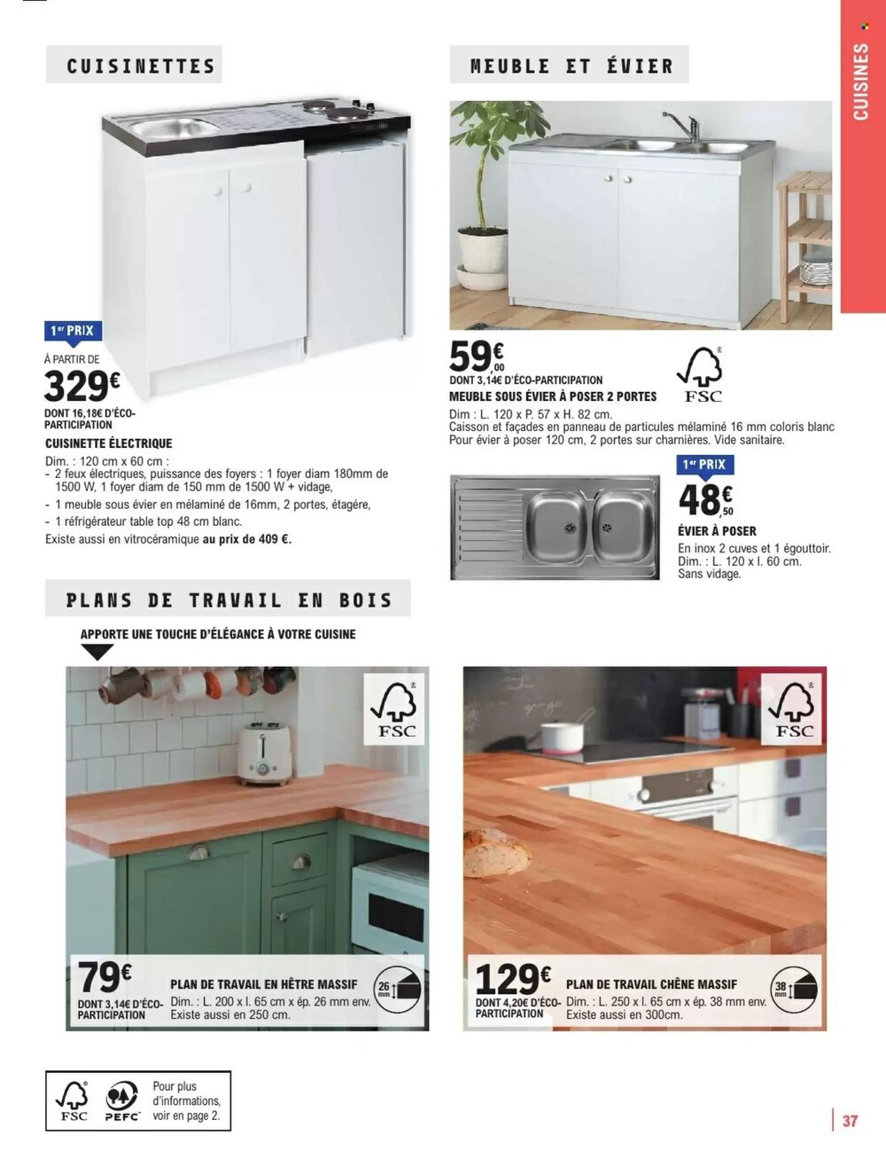 Prospectus promotionnel E.Leclerc Brico valable à partir du 06/01/2026 - Page 37.